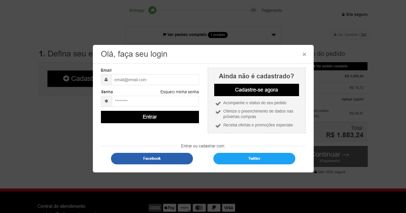 Como comprar na Alpinestars
