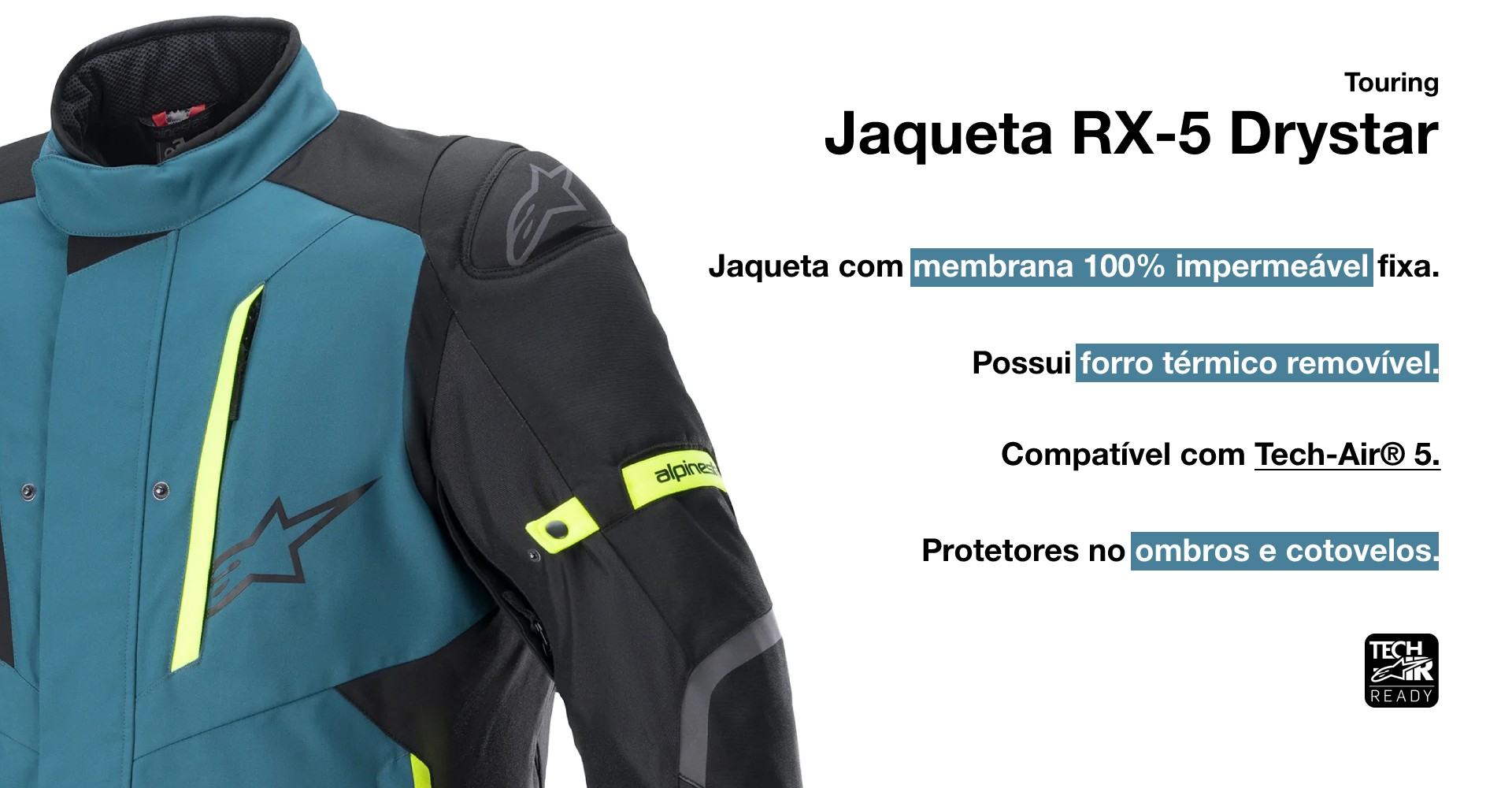 Jaqueta Alpinestars RX-5 Drystar