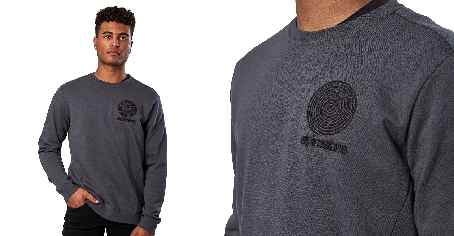 Moletom Alpinestars Spiral Crew Fleece